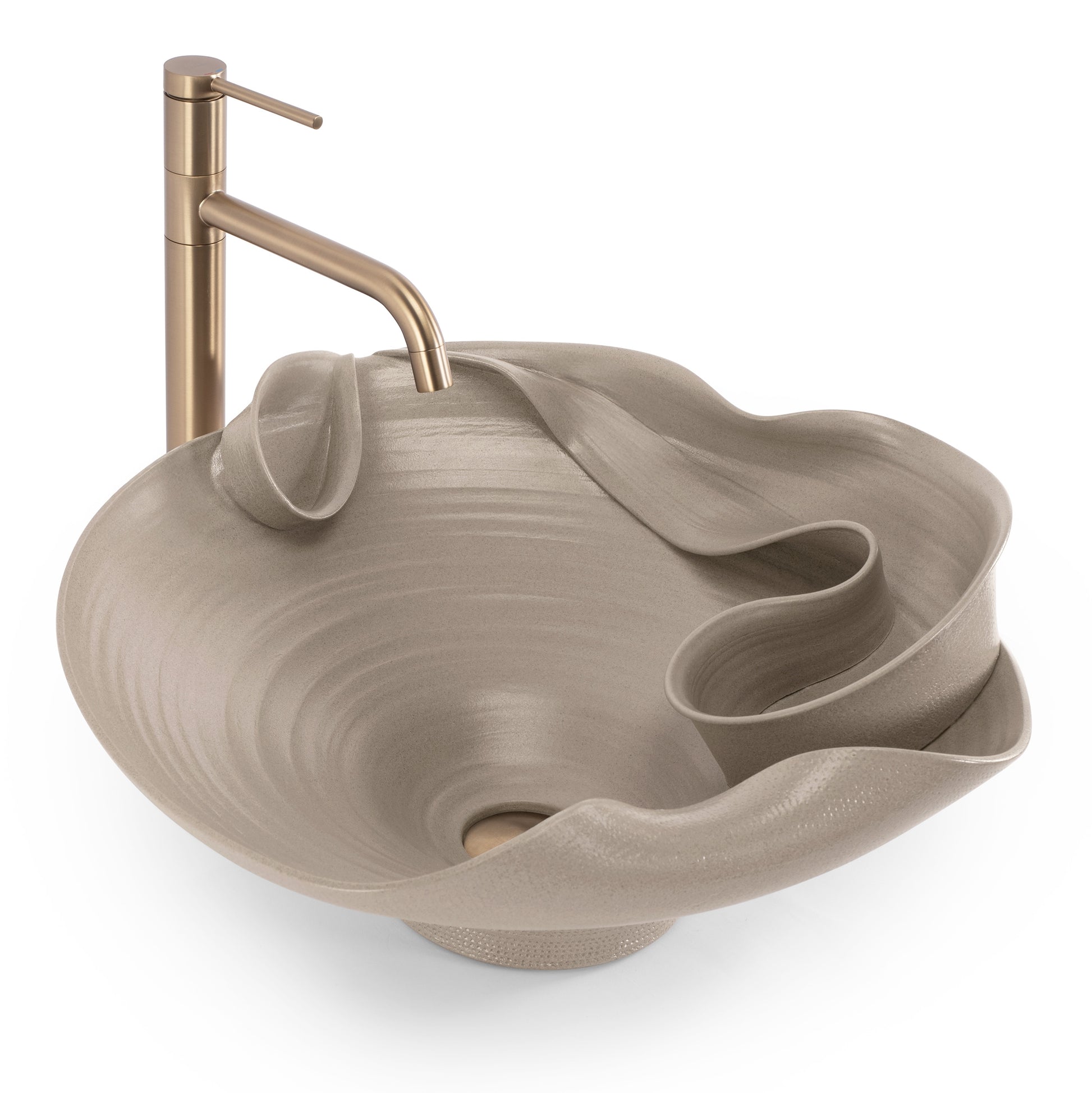 Lavoar ceramic pentru blat REA HM-12 Handmade ART  4