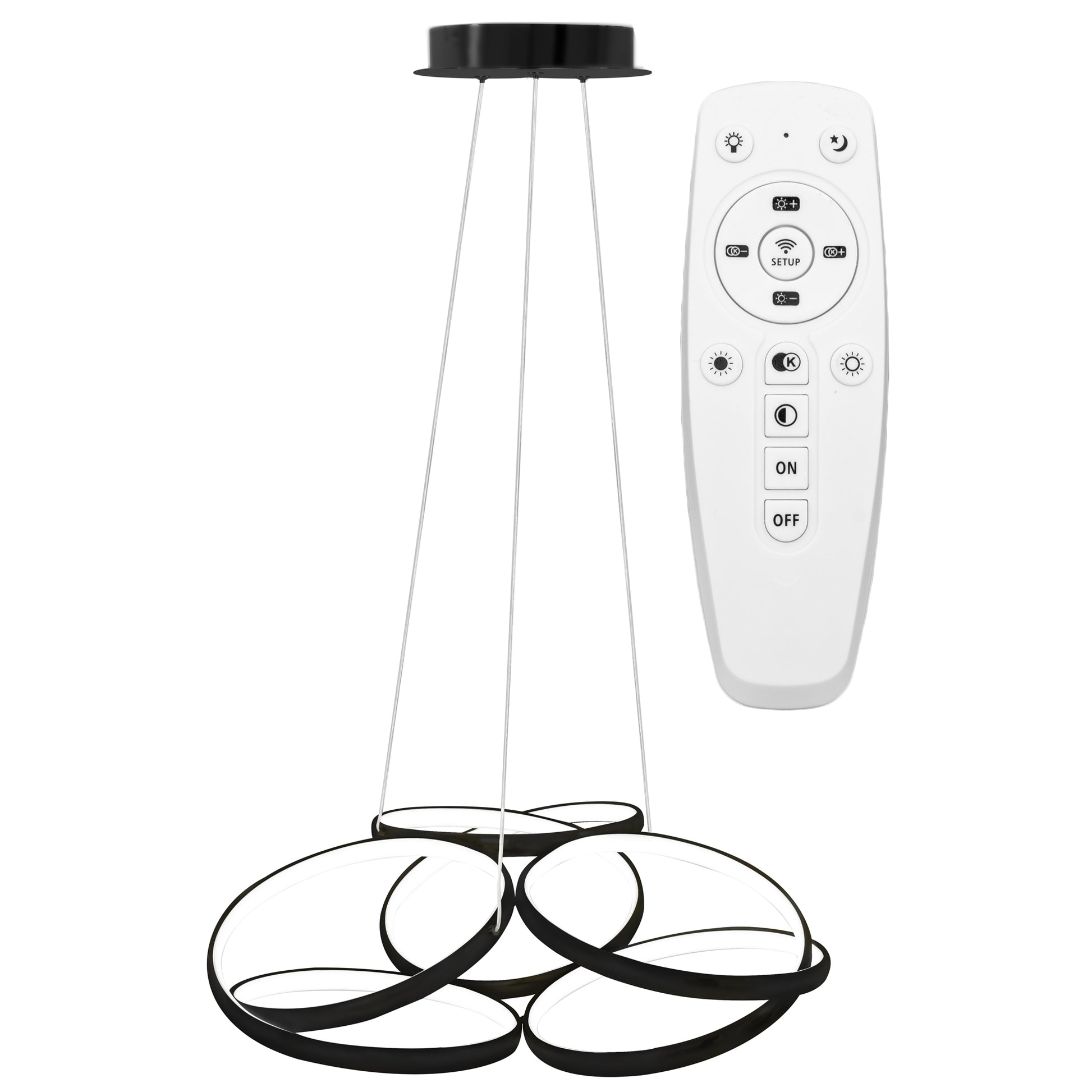 Lampa Led App793-cp Black Flat  1