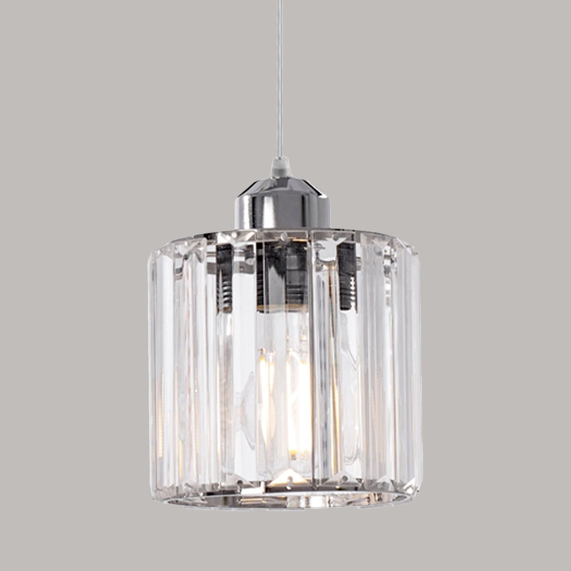 Lampă de tavan cristal argintiu APP508-1CP  3