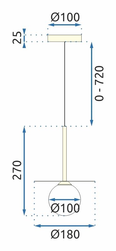 Lampă de tavan APP939-1CP  9
