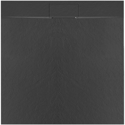 Cadita de dus Bazalt negru 90x90  1