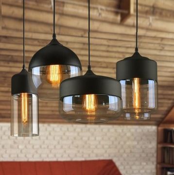 Lampa DE TAVAN SUSPENDABILA din sticla Zenit D Black  6