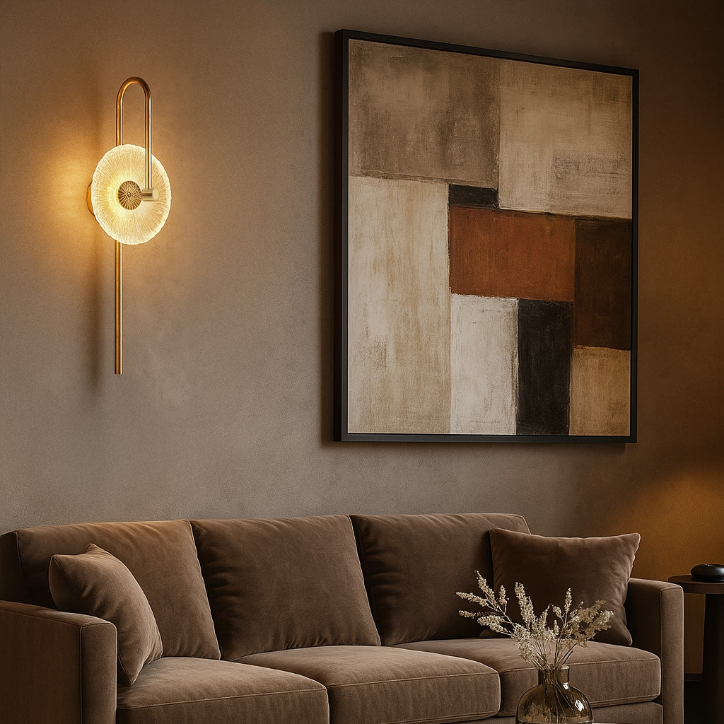 Aplică De Perete Led Lhj072-w Brush Gold  5