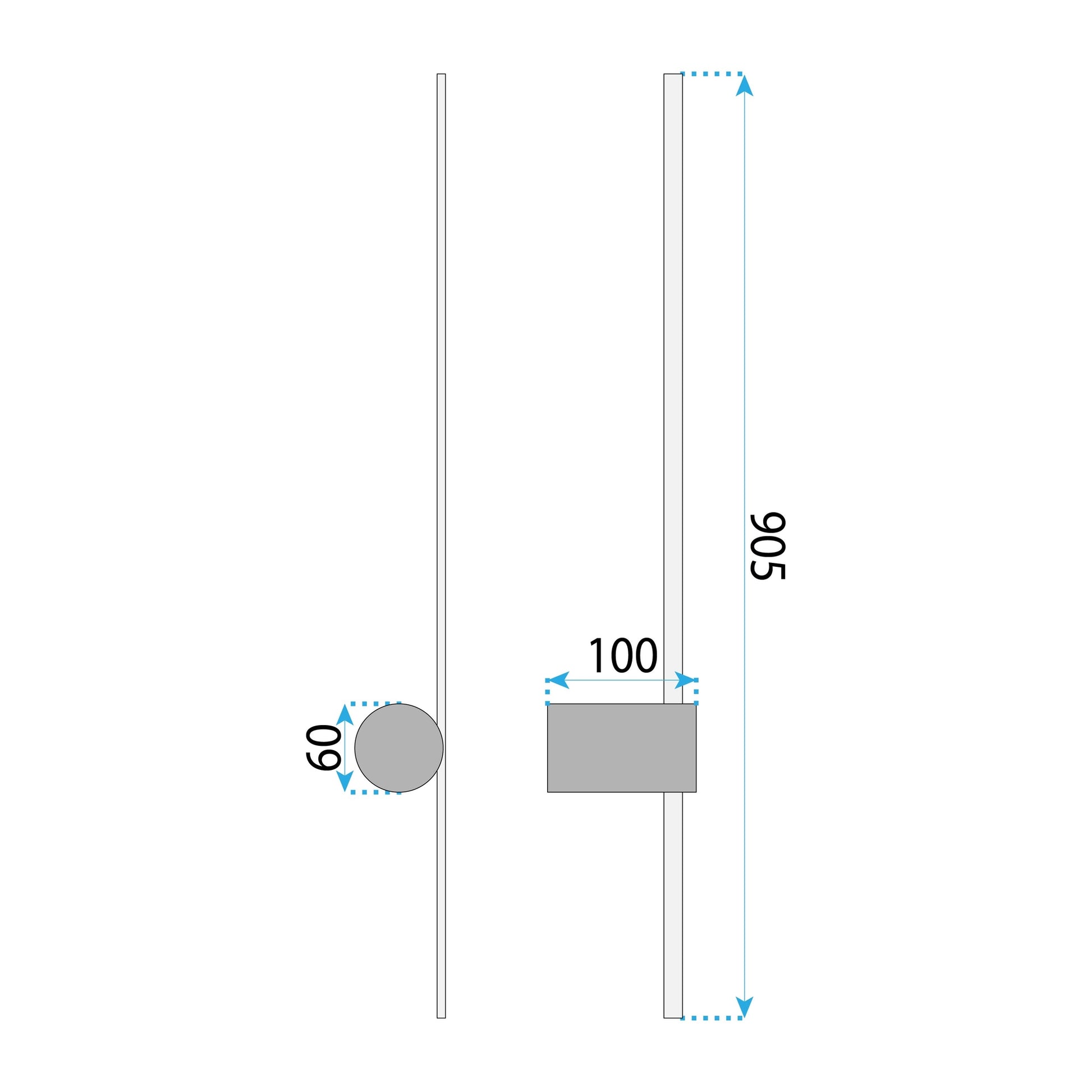 Aplică De Perete Led Lhj062-w Black Gold  7