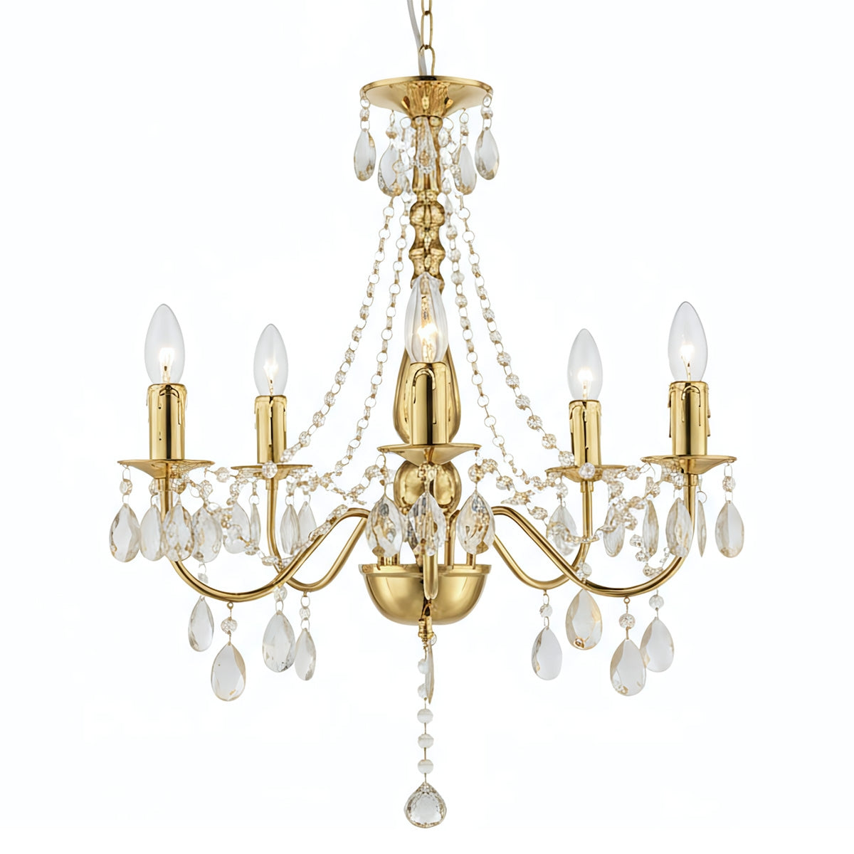 Lampă Suspendată Ebt015-5cp Gold  7