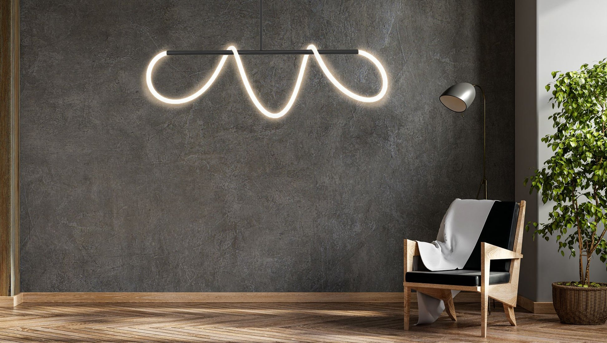 Lampa LED APP856-CP BLACK 3