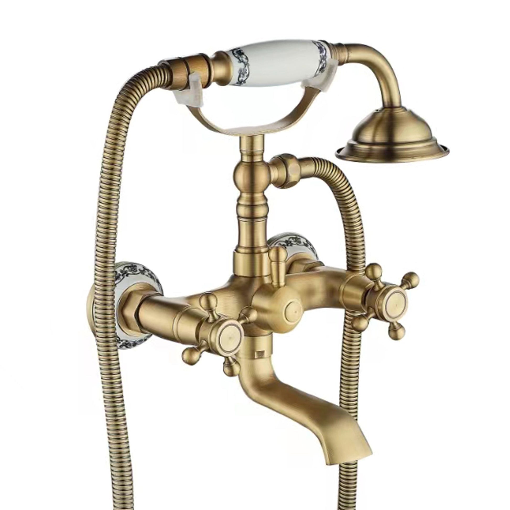 Baterie pentru cadă Rea Rustico Antique Gold  1