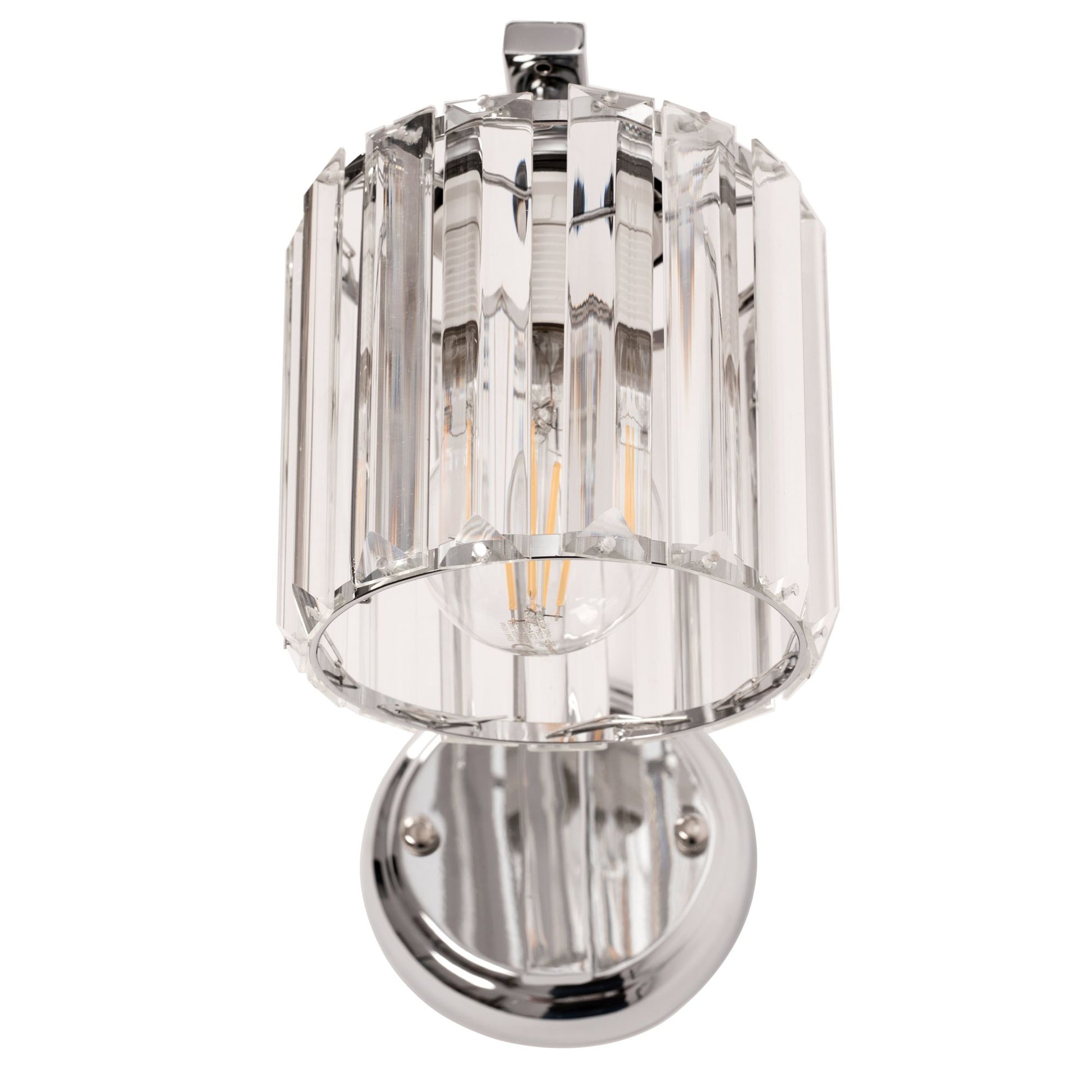 Lampă de perete metal cristal crom APP509-1W  2