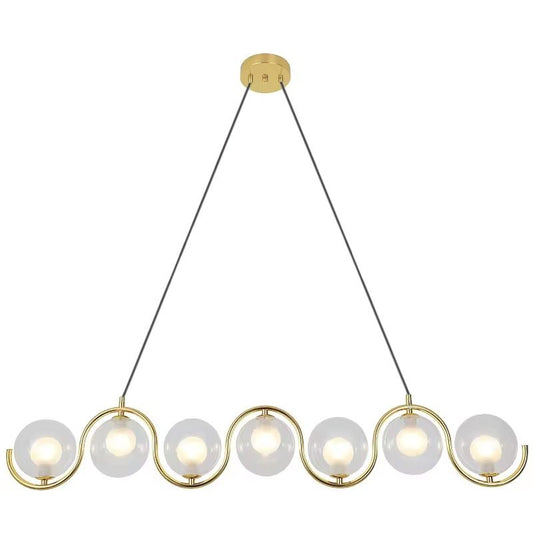 Lampă de tavan APP1441-7CP GOLD  1