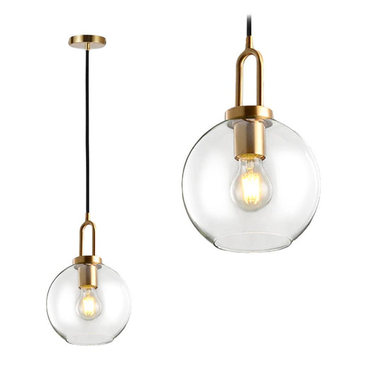 Lampă de tavan suspendată sticlă 20cm APP629-1CP 1