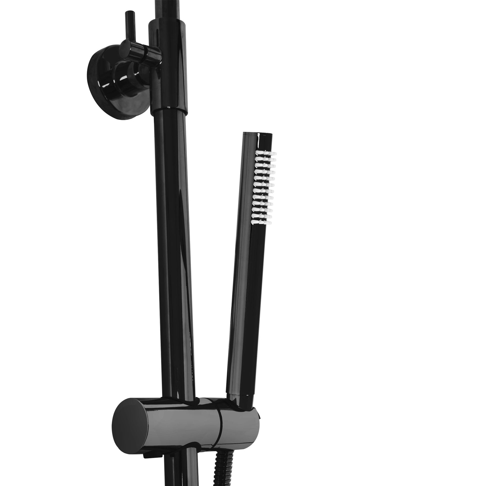 Set de dus cu termostat Lungo Black Metallic 5