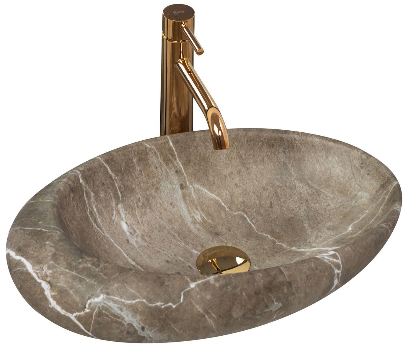 Lavoar pentru blat Rea Roxy B Stone NATURE 1