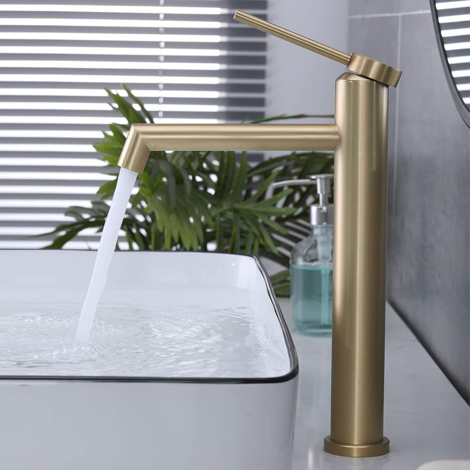 Baterie Pentru Baie Rea Foss Gold Brush High  2