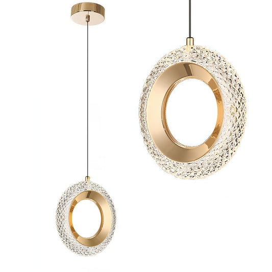 Lustră Cu Cristale Suspendată G119-1cp Gold  1