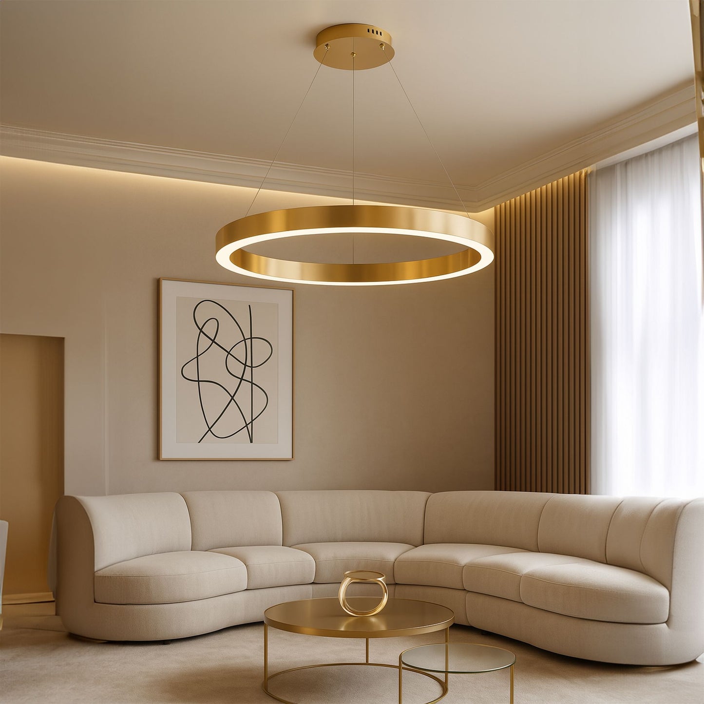Lampa Led Lhj051-cp1 C Brush Gold  7