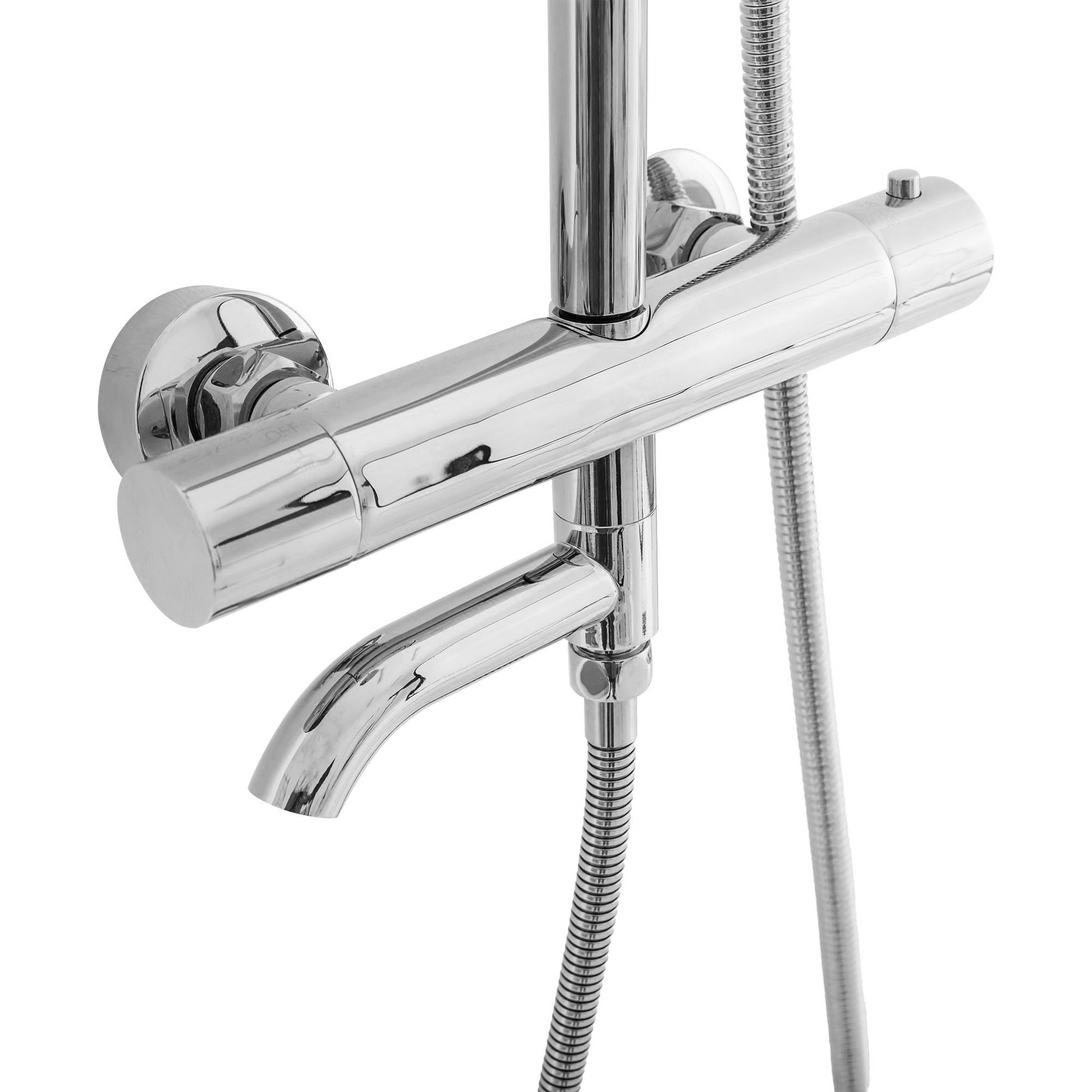 Coloana de dus cu termostat Lungo Crom  9