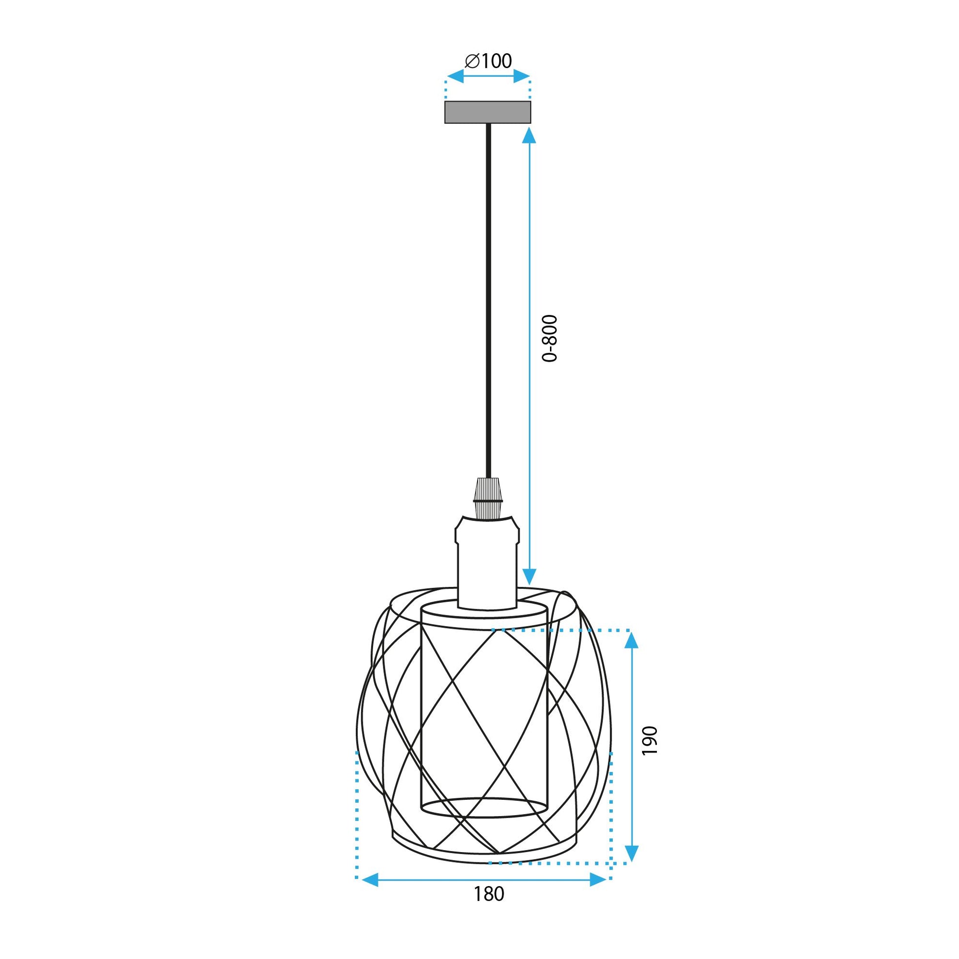 Lampă suspendată AAPP1129-1CP  6