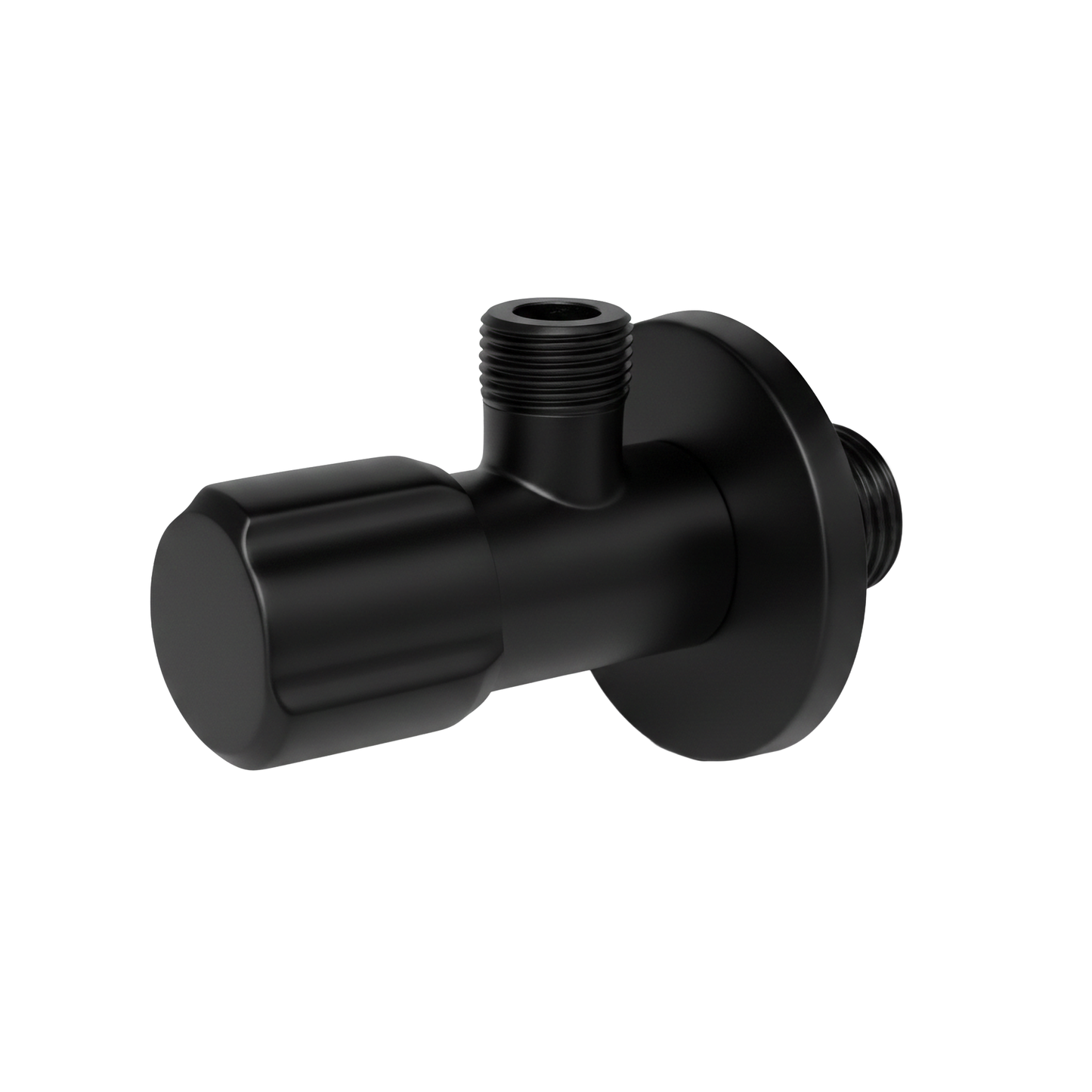 Robinet colțar 02  1/2" x 3/8" Black  2