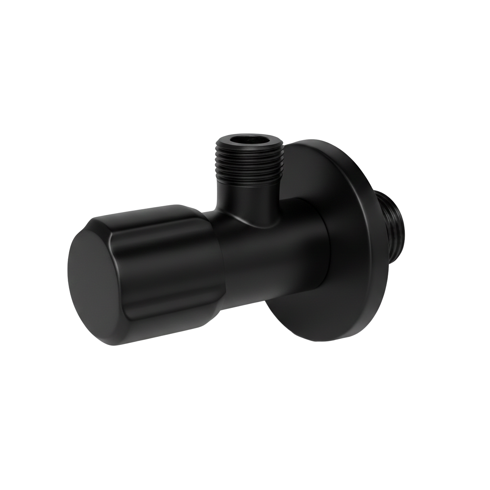 Robinet colțar 02  1/2" x 3/8" Black  2