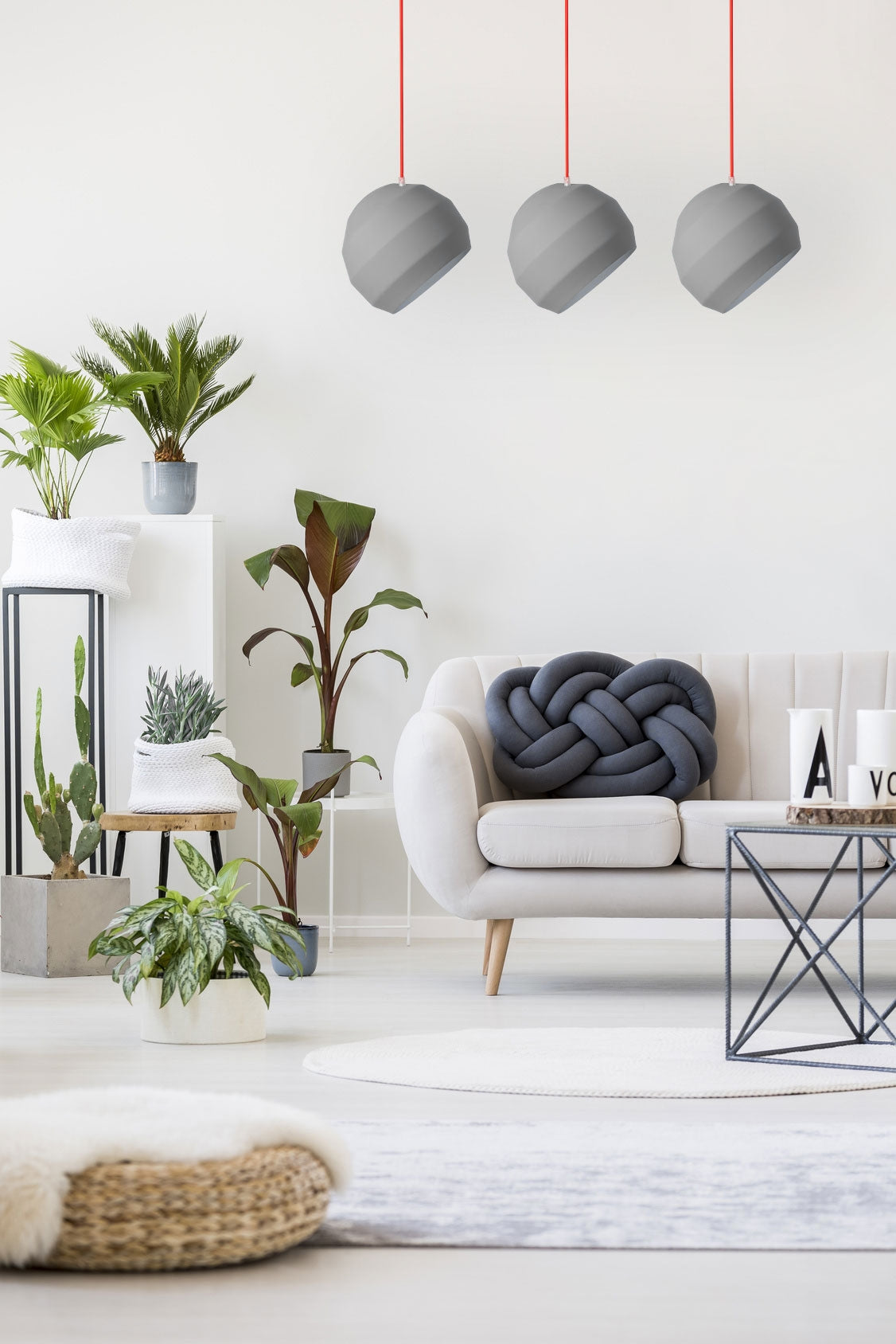 Lampă De Plafon Triplă Suspendată APP384-3CPR  4