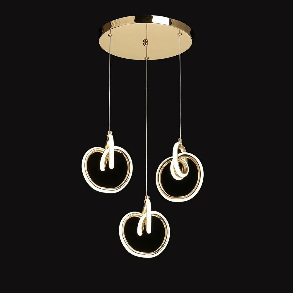 Lampa Led Lhj093-3cp Gold  4