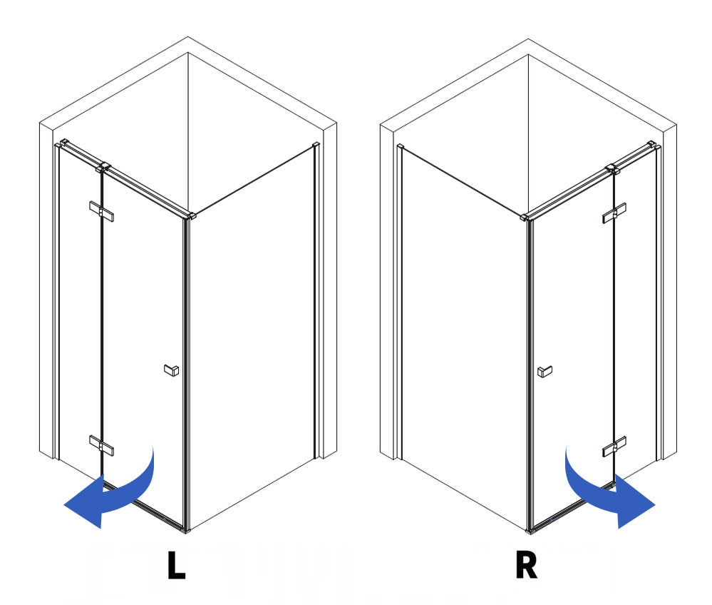 Cabina de dus Rea Atlas 120x100 Chrome stanga 5