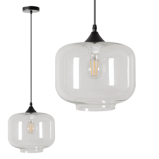 Lampa De Tavan Suspendabila Din Sticla APP312-1CP Loft  1