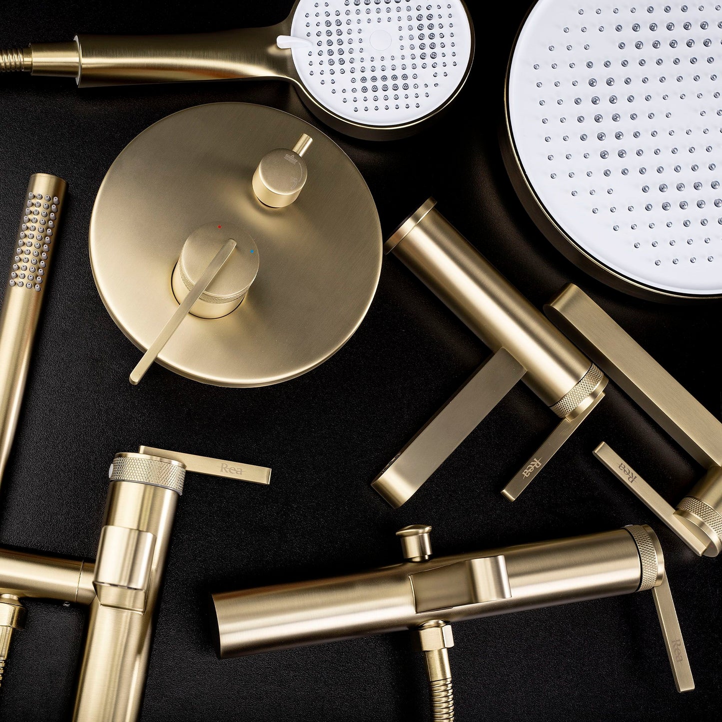 Baterie De Podea Rea Grace Brush Gold 11