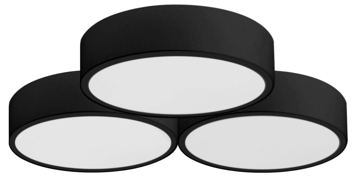 LAMPĂ APP878-C Triple Black 3x40cm  1