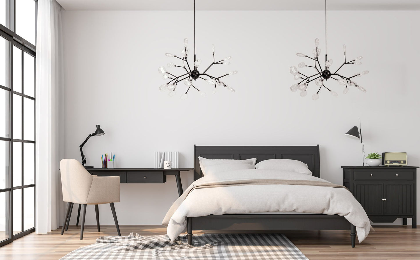 Lampa Black White APP590-CP  5