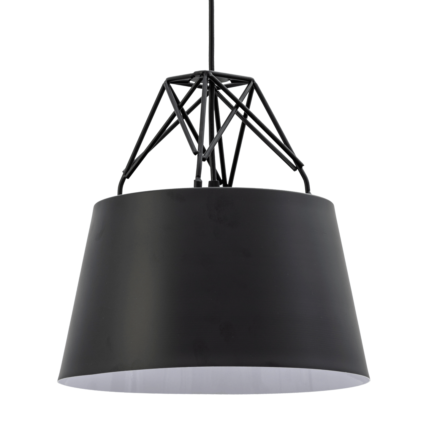 Lampă Suspendată Din Tavan De Metal Negru APP422-1CP  4