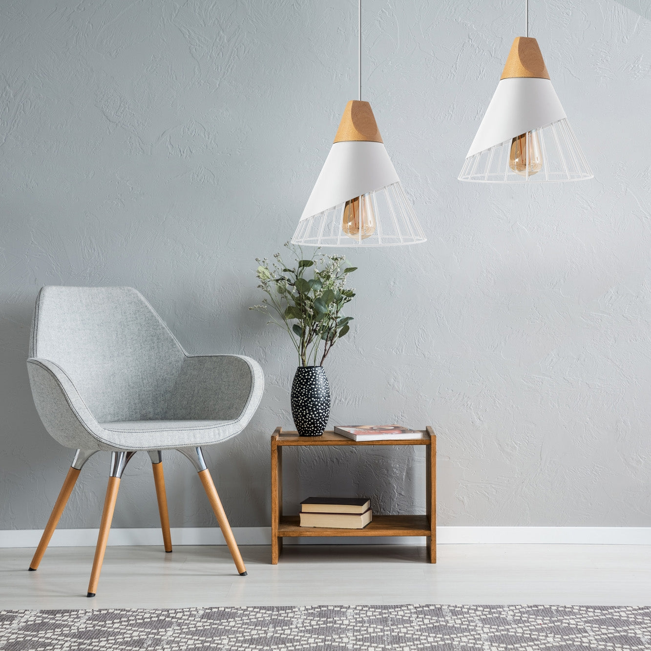 Lampa De Tavan Suspendabila Stil Scandinav Metal APP226-1CP  4
