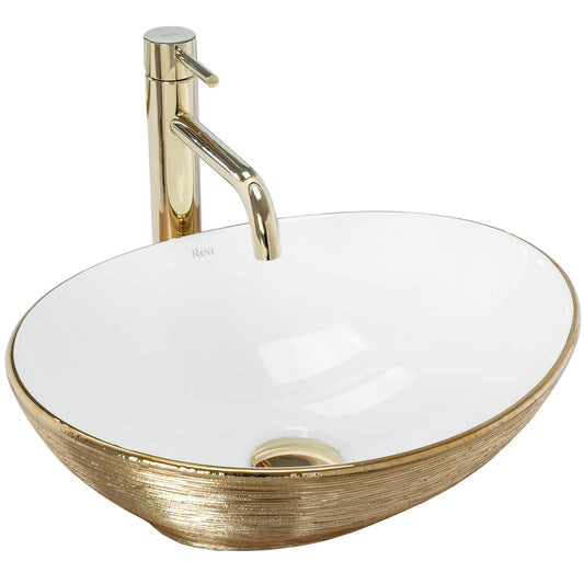 Lavoar pe blat Rea Sofia Brush Gold 1