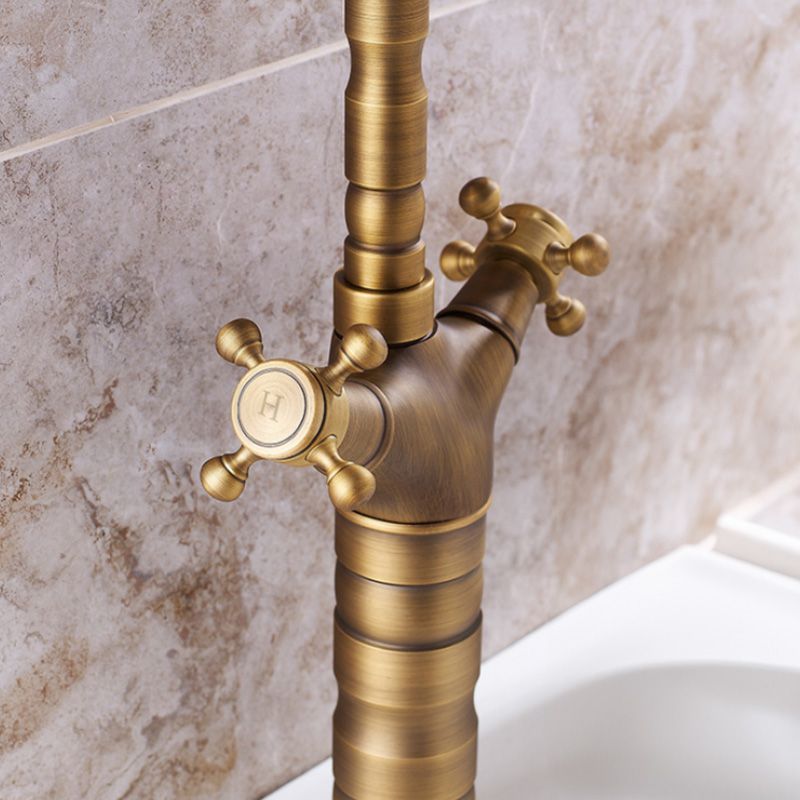 Baterie pentru baie / de bucătărie Rea Rustico antique gold  3
