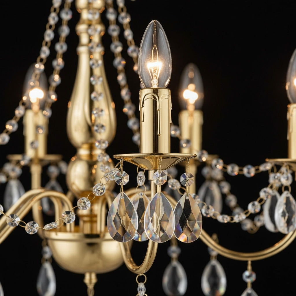 Lampă Suspendată Ebt015-5cp Gold  3