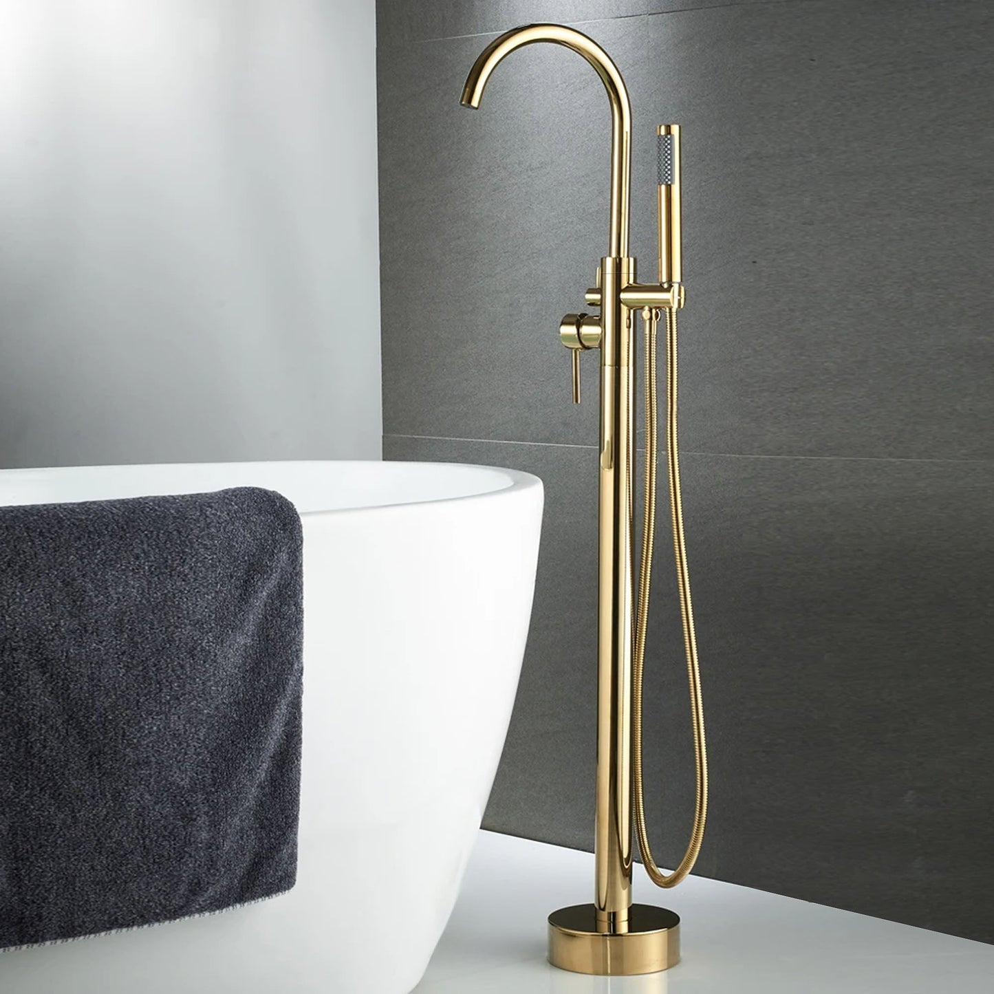 Baterie de podea Rea Lungo Gold  4