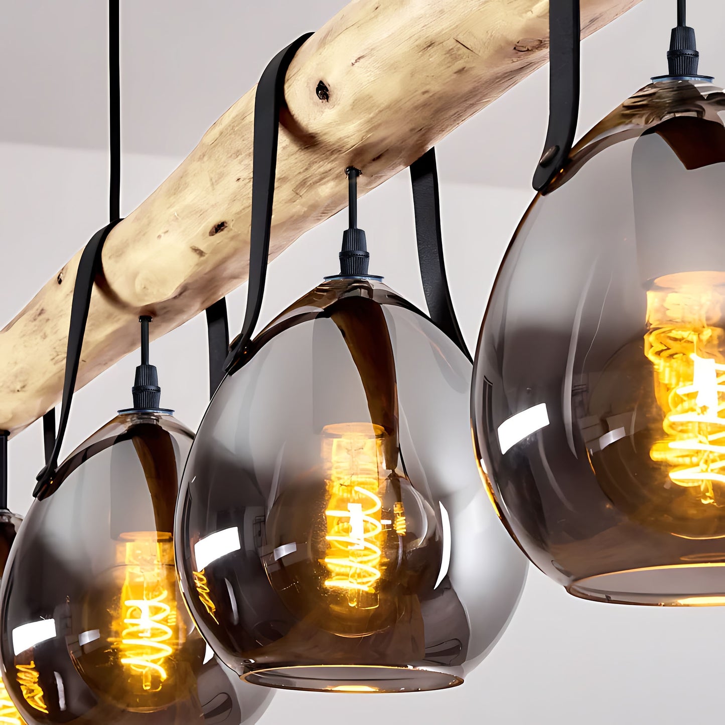 Lampă De Tavan APP1775-4CP Wood Grey  3