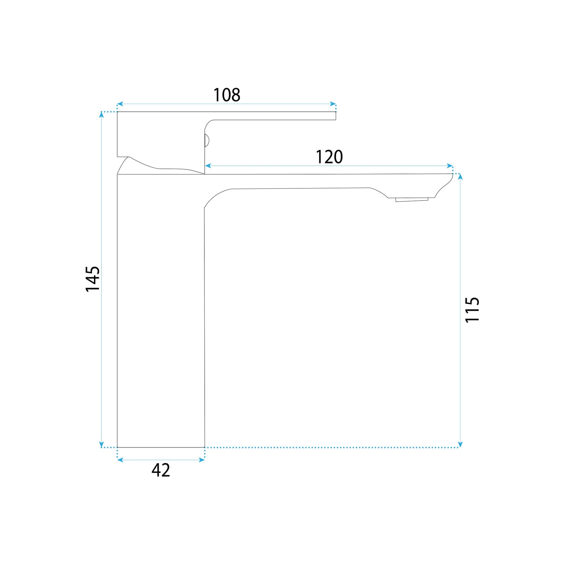 Baterie Pentru Baie Rea Drop Brush Copper Low  6