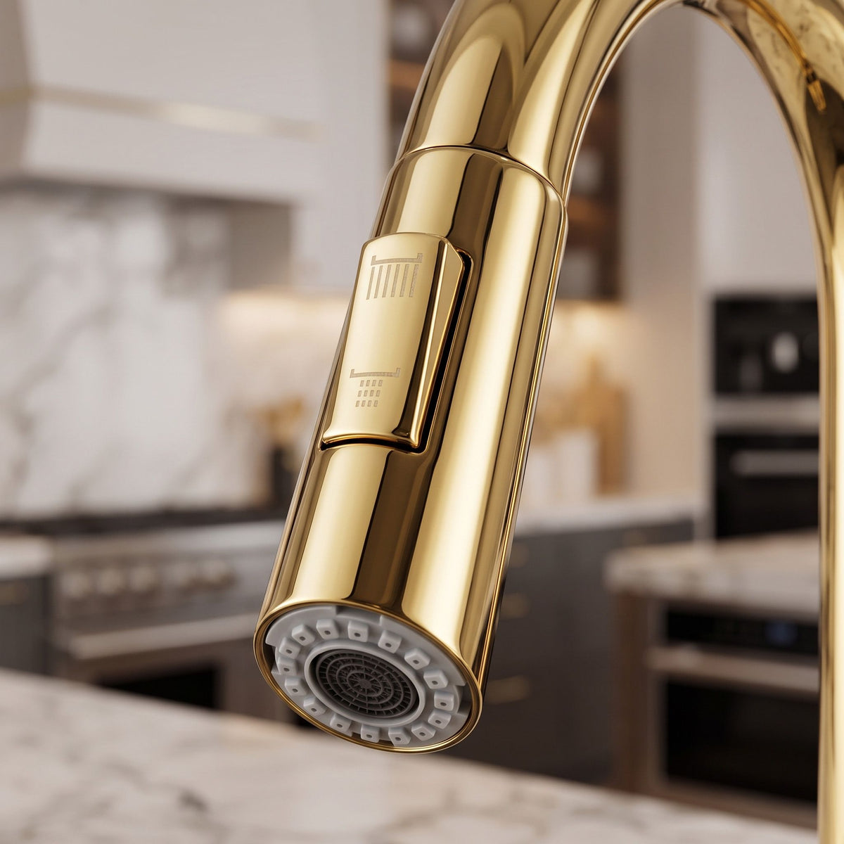 Cap Cu Aerator Pentru Baterie De Bucătărie REA Fresh Gold 3