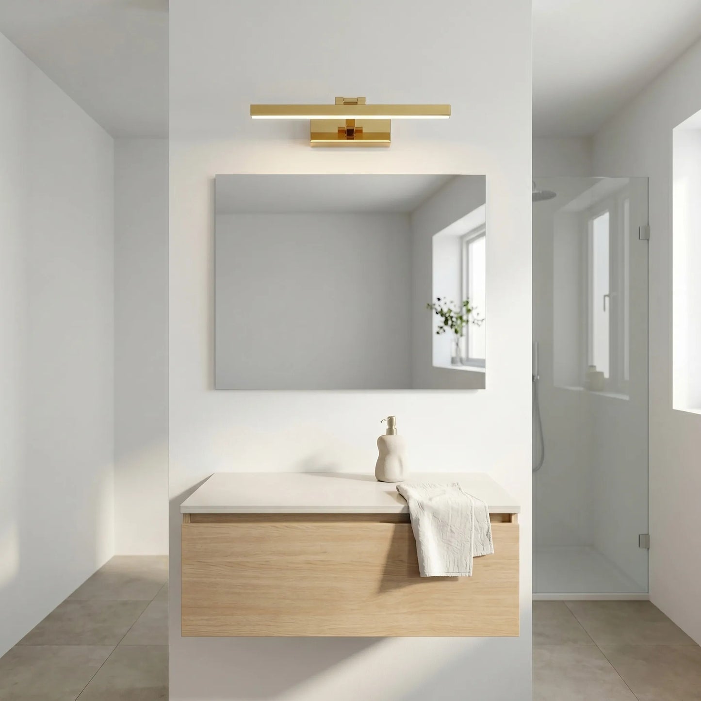 Aplică LED pentru baie APP1860-1W 40cm GOLD  8