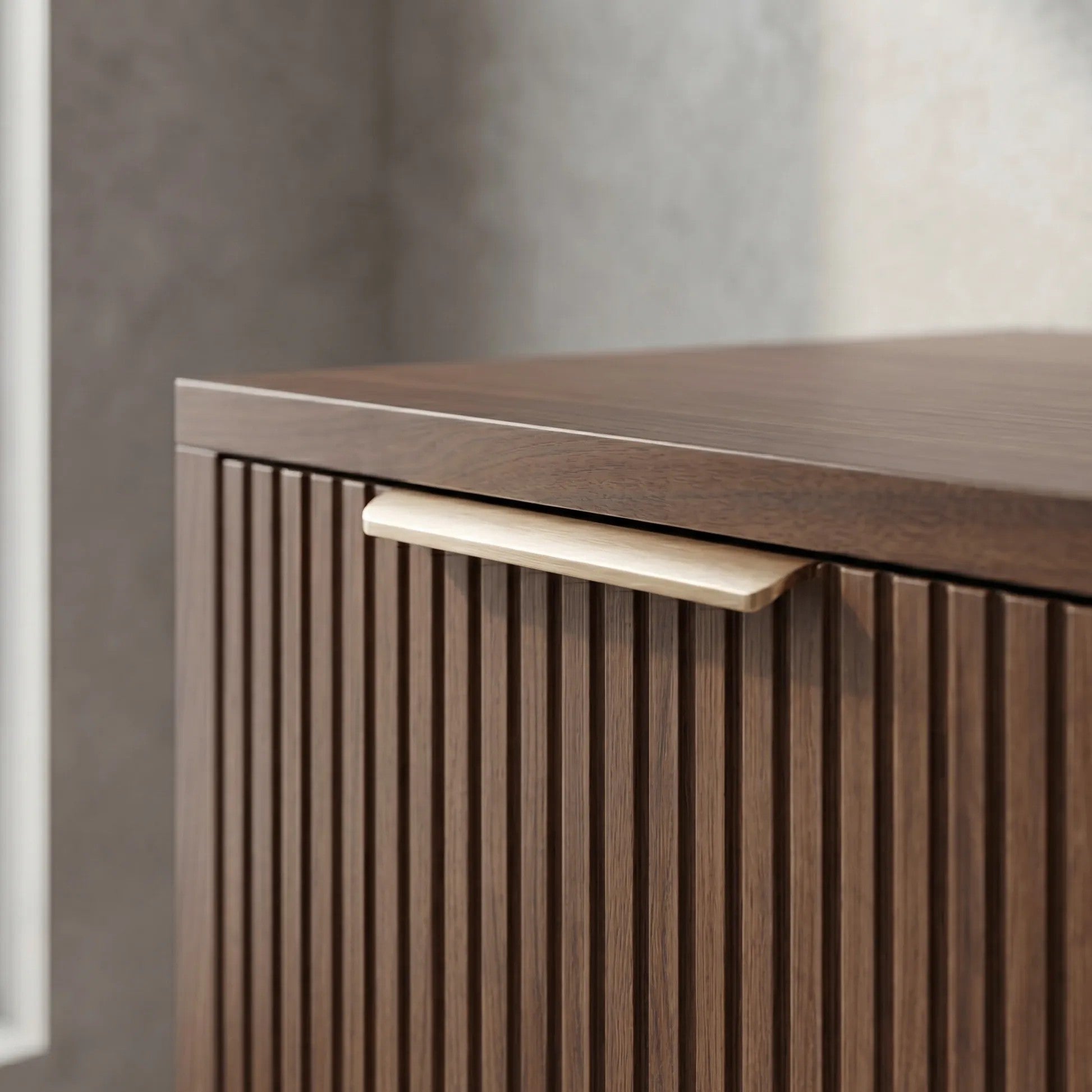 Dulap baie pentru lavoar Rea Core 60cm Brown  8