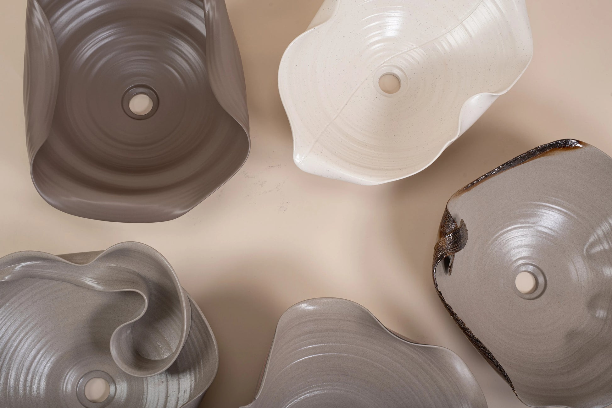 Lavoar ceramic pentru blat REA HM-66TB Handmade ART  8