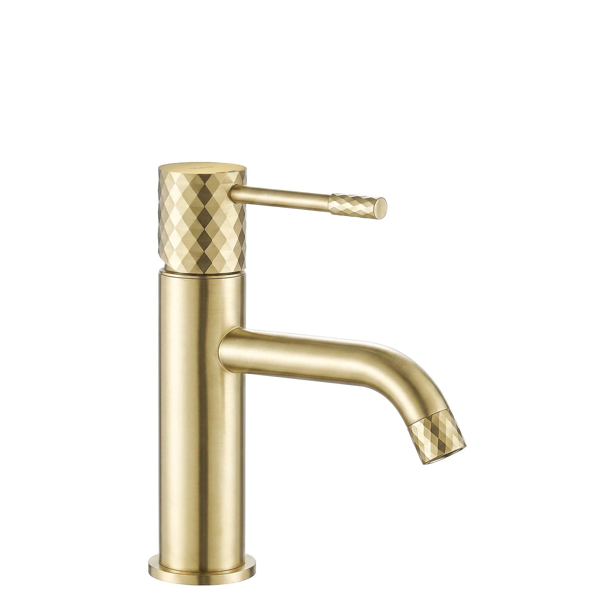Baterie pentru lavoar Rea Lungo Diamond Brush Gold  8