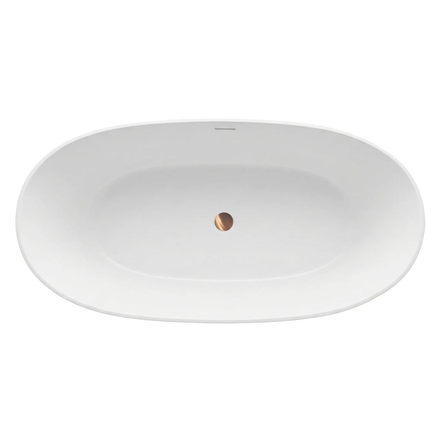 Cadă acrilică freestanding ROMA 170 Capac dop aur periat 8