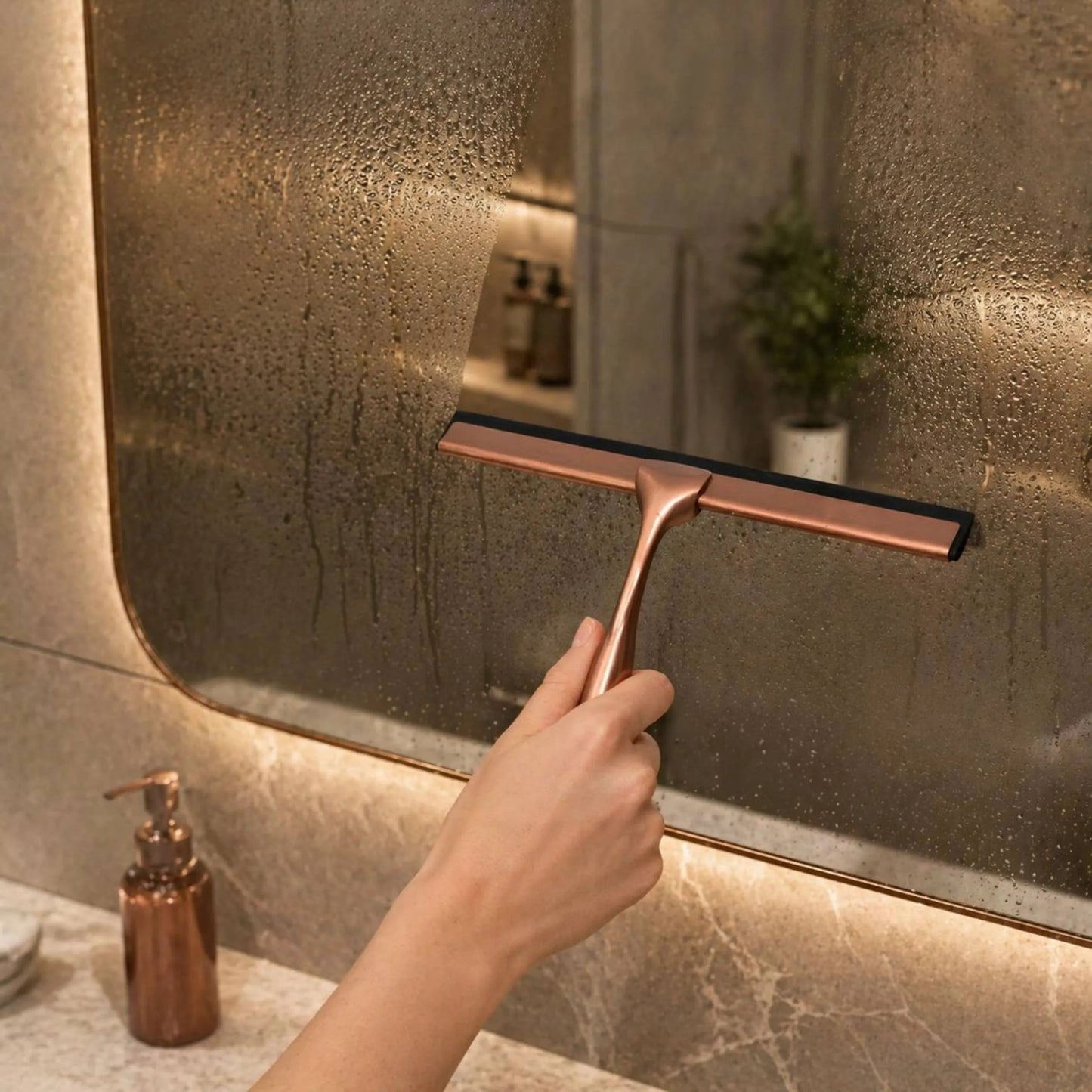 Racleta de baie Brush Copper  8