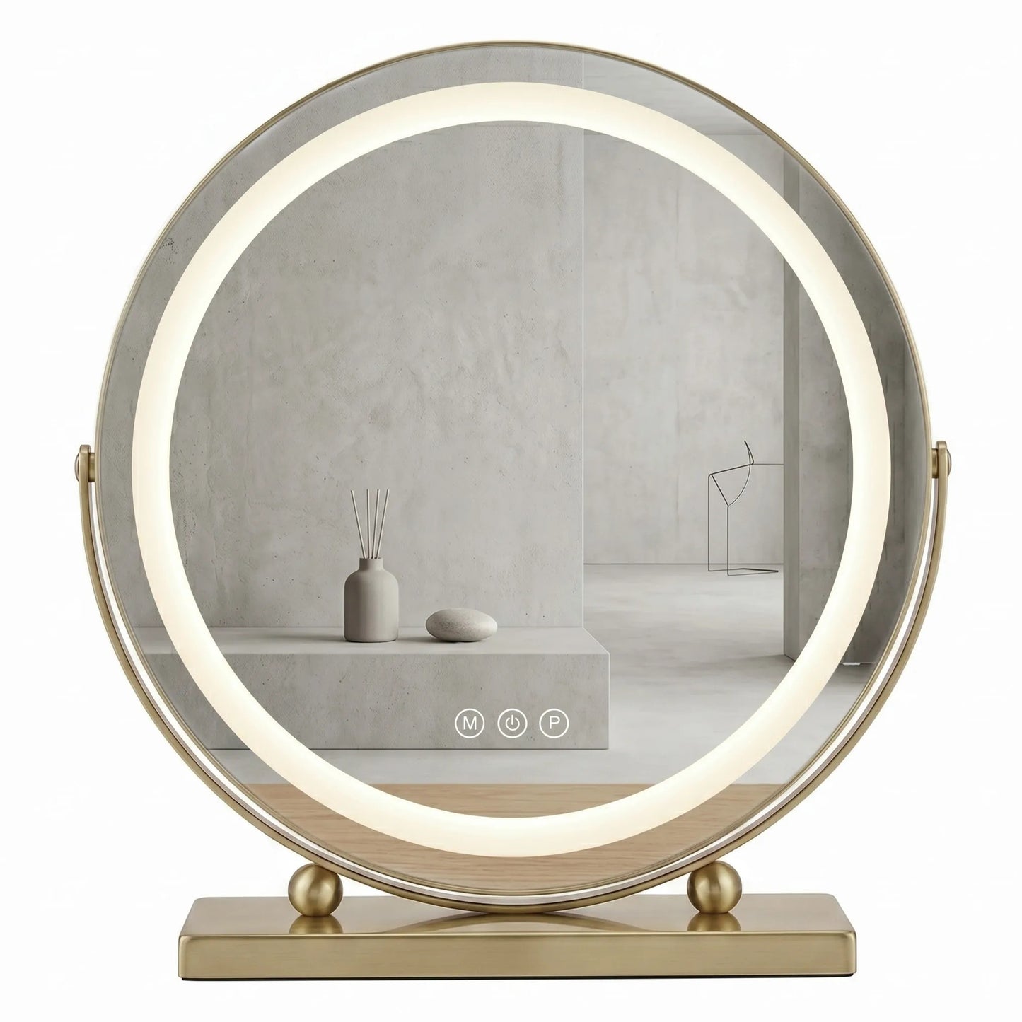 Oglindă LED MAKE-UP L.Gold 40 cm  8
