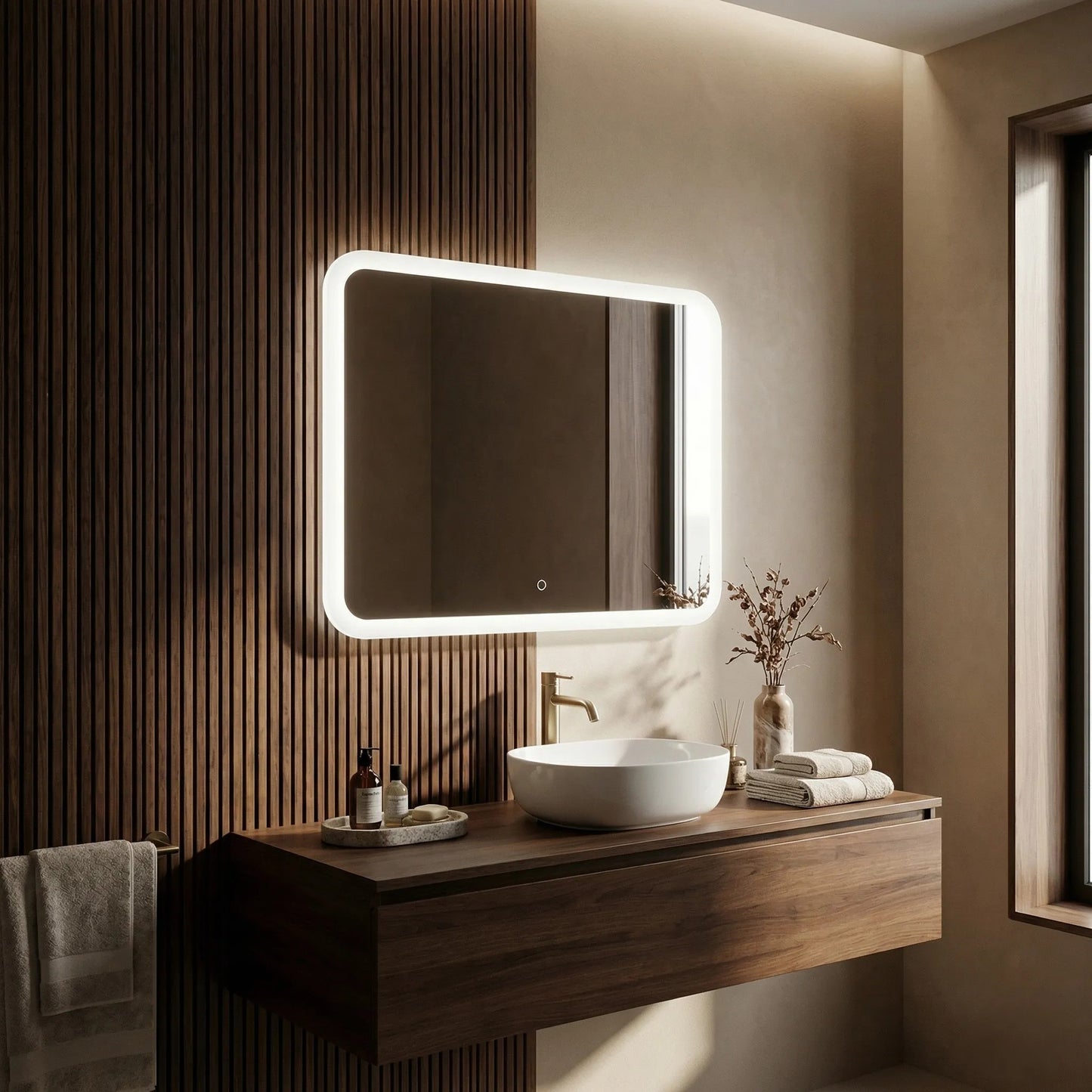 Oglindă LED 80x60cm TOP-3  8