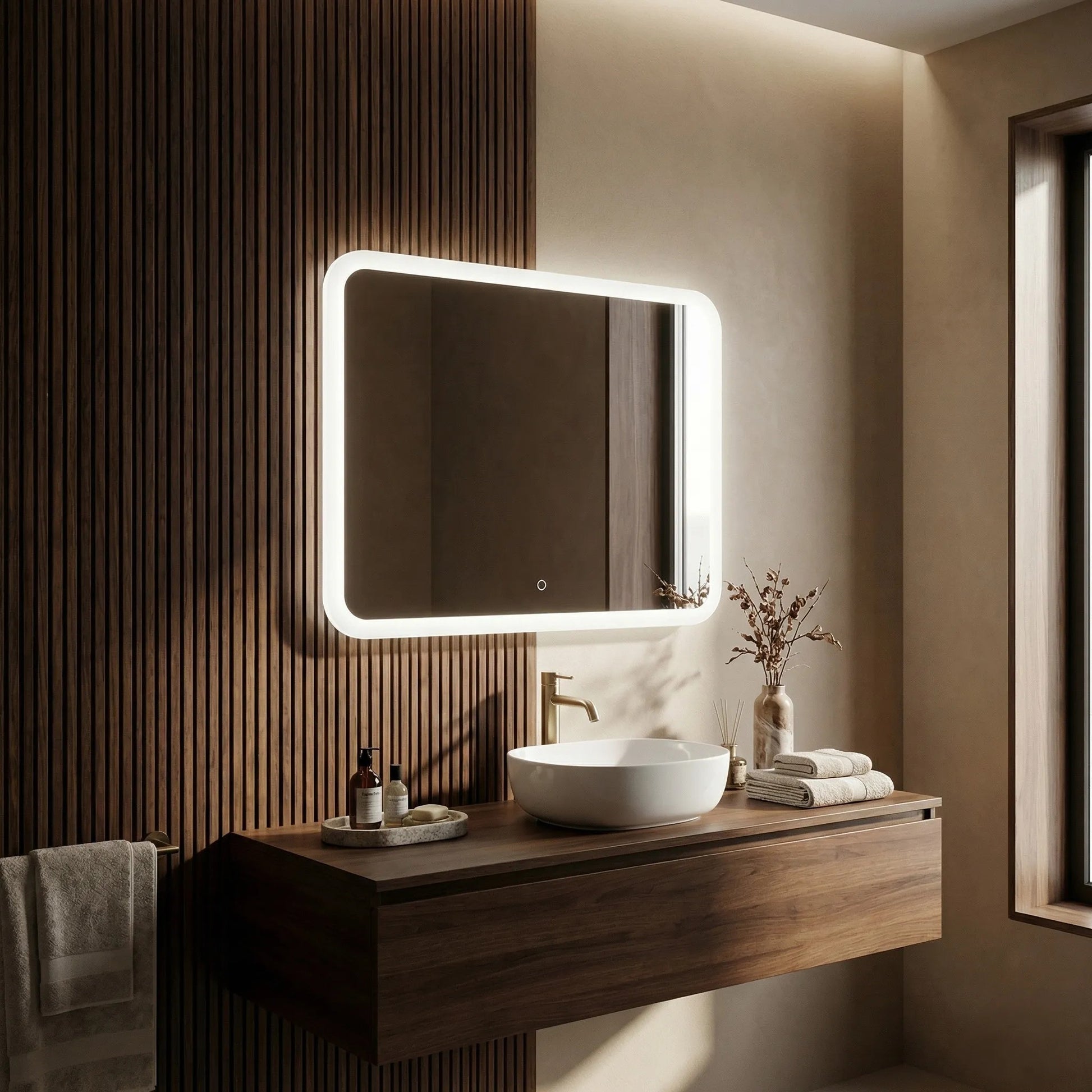 Oglindă LED 80x60cm TOP-3  8