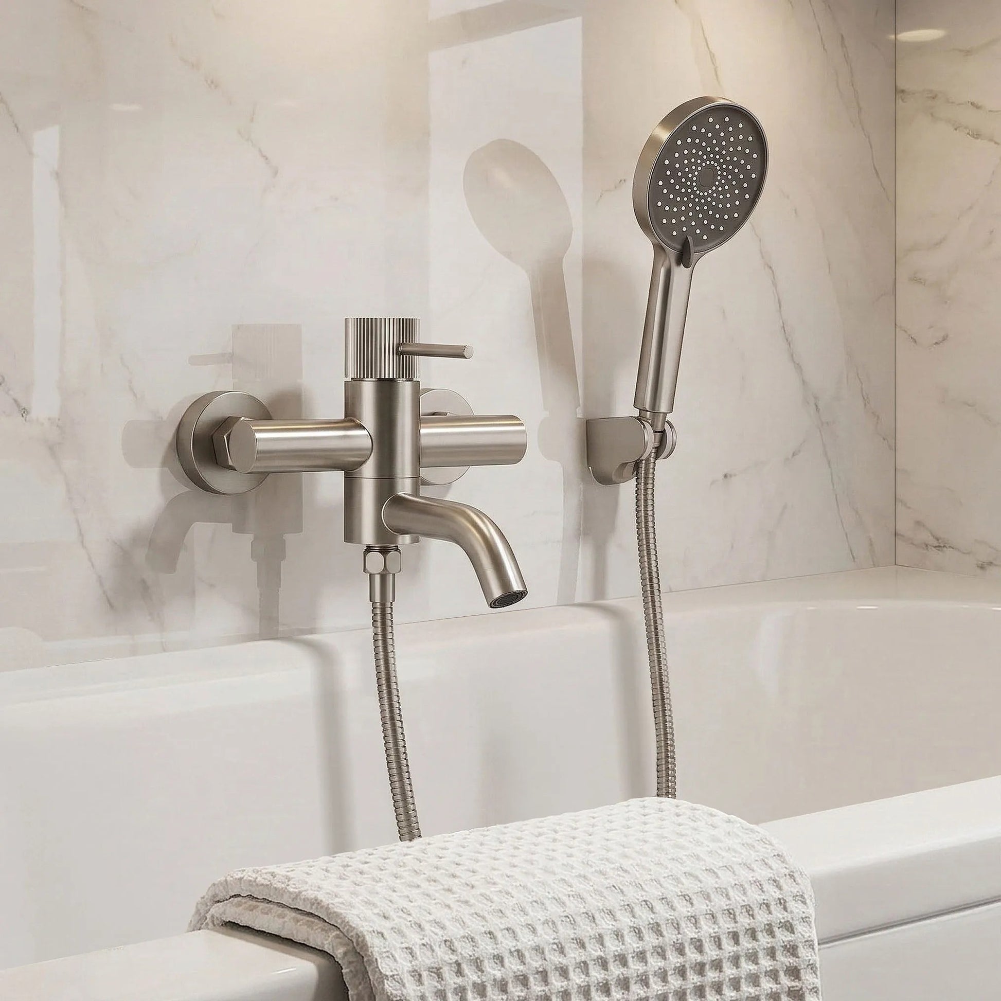 Baterie pentru cada Rea Lungo Stripe Brush Nickel  8