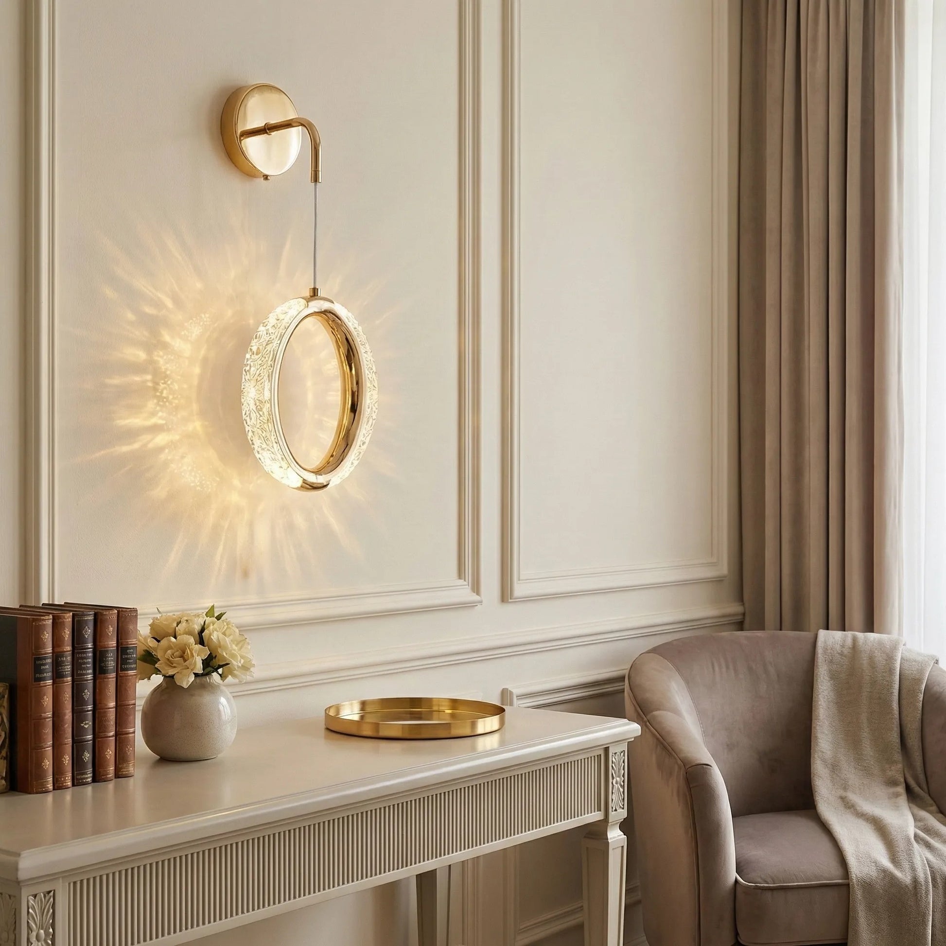 APLICĂ LED DE PERETE G175-W GOLD  8